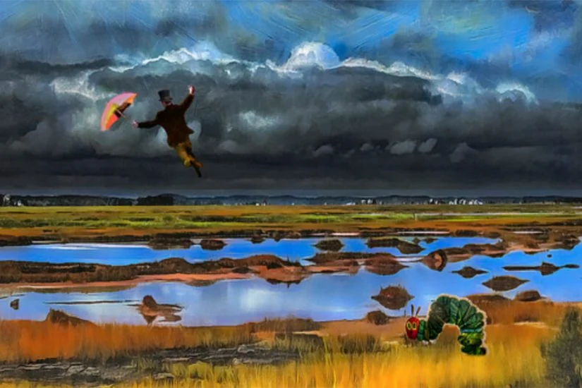 Beware Of Spiritual Shortcuts.Rusty Russ, Windy Day On The Marsh